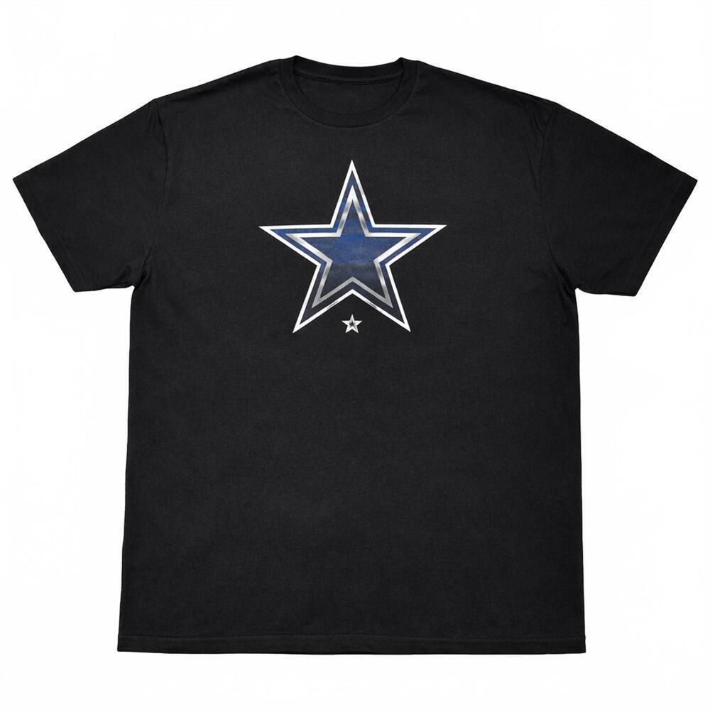 New Fanatics NFL Dallas Cowboys Men’s XL Black Football T-Shirt Extra Large Tee